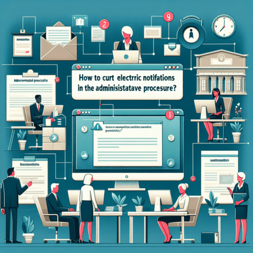 ¿Cómo realizar notificaciones electrónicas en el Procedimiento Administrativo?