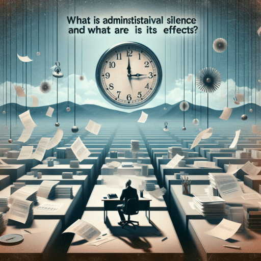 ¿Qué es el silencio administrativo y cuáles son sus efectos?