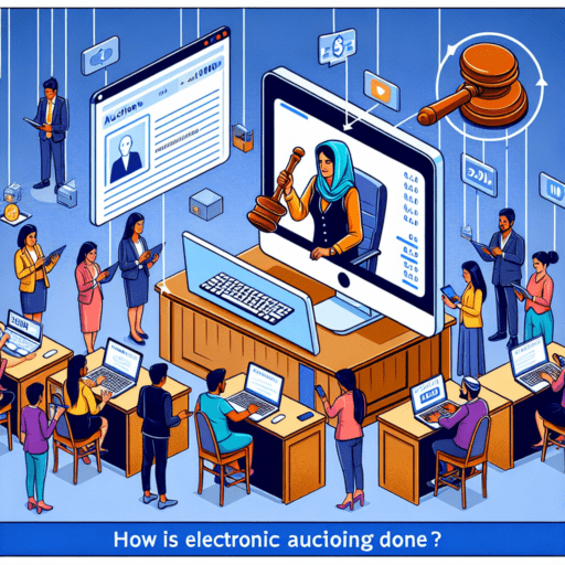 ¿Cómo se realiza la adjudicación por subasta electrónica?