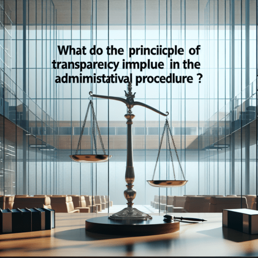¿Qué implica el principio de transparencia en el Procedimiento Administrativo?